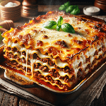 Lasanha artesanal Bebdelicias Trindade